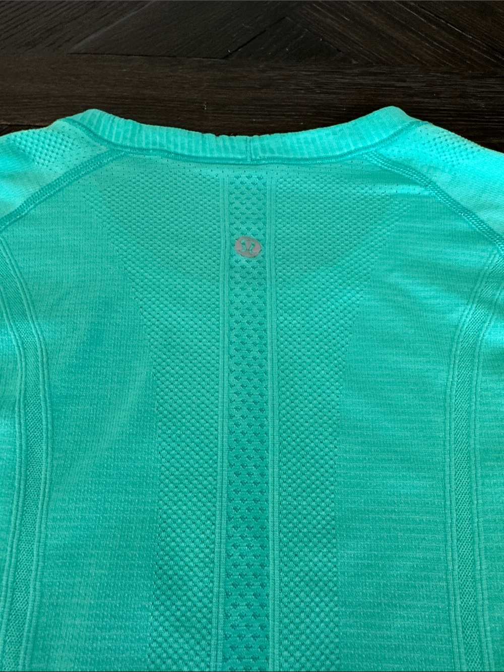 Lululemon Swiftly Tech Long Sleeve Shirt Size 8 Turquoise Teal - Picture 7 of 7